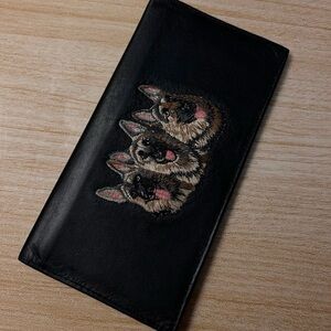 Custom Leather Checkbook